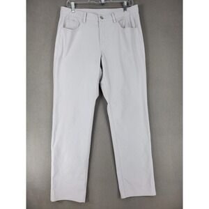 G/FORE Golf Pants Mens 33/32 Light Gray Core Play Performance Stretch 5-Pocket